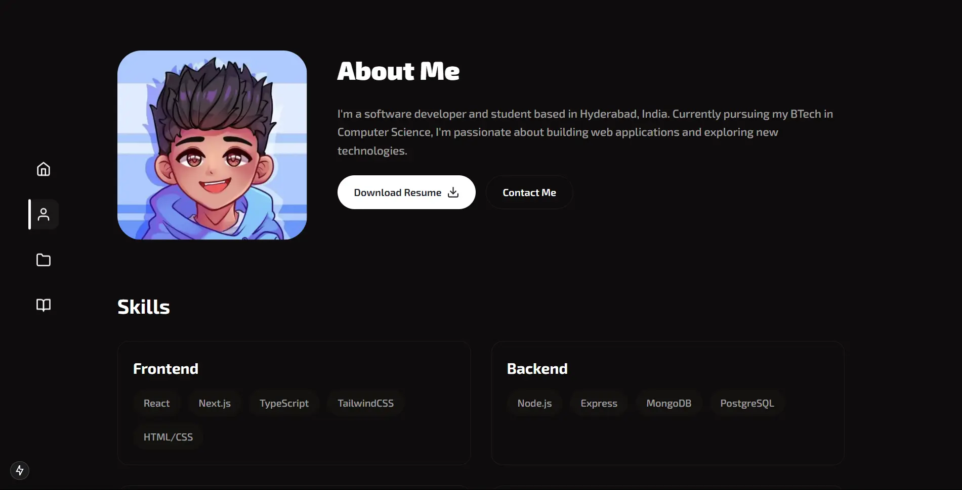 DevBio Portfolio Preview